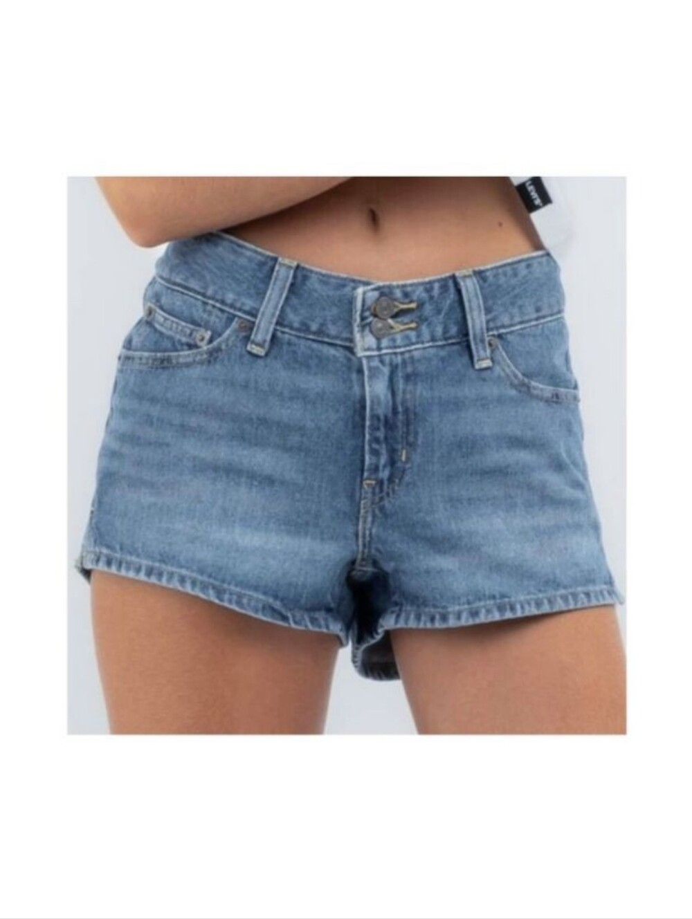 Levi's Superlow Short In Queen Of Kings Sz 27 Nwt